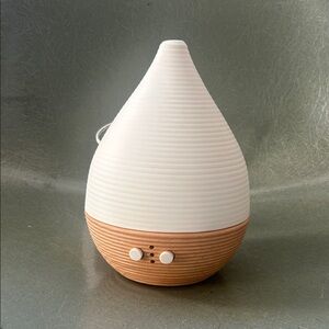 Pilgrim White and Tan ceramic Aroma Diffuser